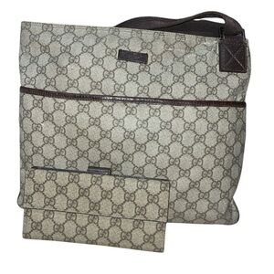 Gucci Messenger Bag+Wallet